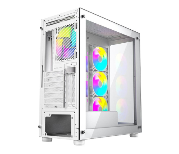 GEMBIRD Midi Tower Fornax X450MAX ATX biała CCC-FC-X450MAX-W - 1184611 - zdjęcie 2